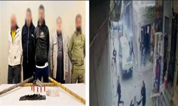   ضبط طرفي مشاجرة بالأسلحة النارية في الخانكة