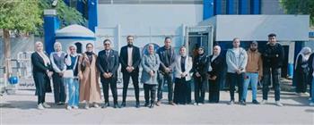   وفد اتحاد "بشبابها" وشباب ورياضة الوادي الجديد يقدمان التهنئة بعيد الشرطة الـ74.