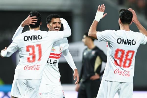الزمالك يهزم بتروجت بثنائية يصعد للمركز الرابع بالدوري