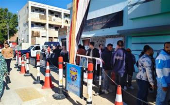   إقبال ملحوظ على اللجان في إعادة انتخابات النواب بالوادي الجديد