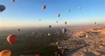   تحليق 150 رحلة بالون طائر تقل أكثر من 3500 سائح بالأقصر