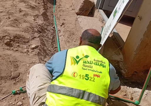 «بوابتك للخير» تواصل تنفيذ مبادرة «شريان الخير»لتوصيل مياه الشرب للقرى الأكثر احتياجًا
