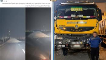   ضبط سائق يلقي مخلفات بناء بالقاهرة ويعرض المواطنين للخطر