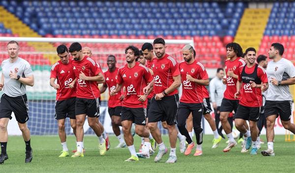 الأهلي يختتم تدريباته استعدادًا لمباراة يانج أفريكانز