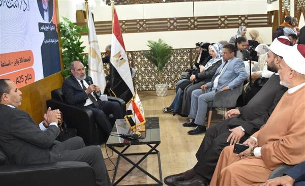 "الوعي ونبذ العنف" لقاء فكري بجناح المجلس الأعلى للشئون الإسلامية بمعرض الكتاب