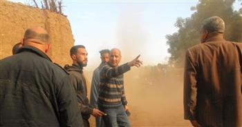   تحرك عاجل واحتواء تداعيات انهيار منزل بفاو غرب بدشنا في قنا 