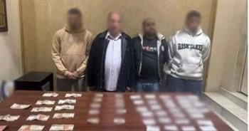   ضبط 4 أشخاص لتوزيع أموالا بمحيط لجان الهرم