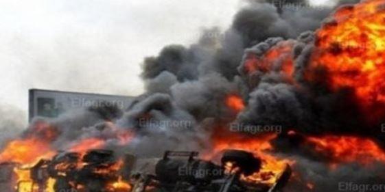 انفجار عبوة ناسفة في مركبة عسكرية أوكرانية في قلب كييف