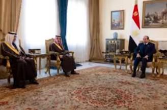   "القاهرة الإخبارية": لقاء الرئيس السيسي ووزير الخارجية السعودي تناول تعزيز العلاقات الثنائية