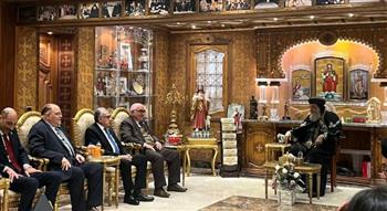   رئيس هيئة قضايا الدولة يزور الكاتدرائية المرقسية لتهنئة قداسة البابا بعيد الميلاد المجيد