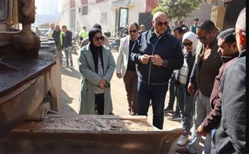   عطية يُجري جولة ميدانية موسعة لمتابعة مشروعات الرصف وتطوير المحاور الجديدة بـ 4 مدن