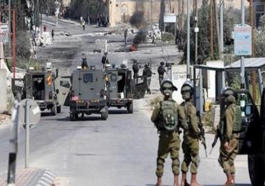 مواجهات بين فلسطينيين وقوات الاحتلال شرق نابلس