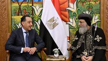   رئيس الوزراء يهنئ البابا تواضروس بعيد الميلاد المجيد
