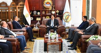 محافظ مطروح يبحث مع رئيس مدينة العلمين الجديدة توافر الخدمات بزهرة العلمين