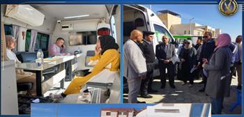   استخراج 231 بطاقة رقم قومي متحركة لمواطني مطروح