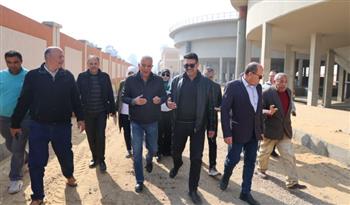   مستشار رئيس مجلس الوزراء يتفقد محطة مياه المنشأة الكبرى بكفر شكر