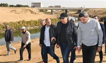   وزير الري يتفقد حالة المنظومة المائية بالسويس