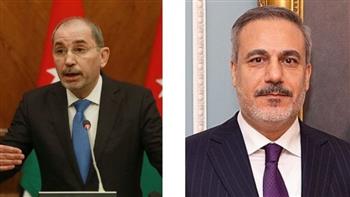   الأردن وتركيا يؤكدان دعم سوريا وضرورة تثبيت وقف إطلاق النار في غزة