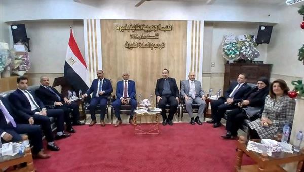 حماة الوطن يقدم التهنئة للأقباط بالكنيسة الإنجيليّة الثانية بأسيوط