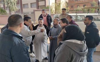   دمياط .. متابعة ميدانية لمشروعات حياة كريمة بمركز كفر سعد