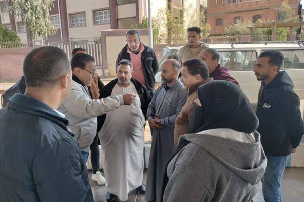 دمياط .. متابعة ميدانية لمشروعات حياة كريمة بمركز كفر سعد