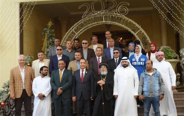 وفد مستقبل وطن جنوب سيناء يهنئ الإخوة الأقباط بعيد الميلاد المجيد