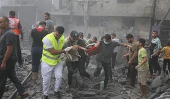   استشهاد فلسطينيين بقصف الاحتلال منزلا شرق غزة