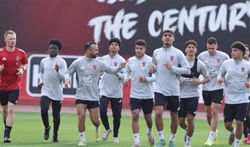   الأهلي يواصل استعداده لمباراة فاركو بكأس العاصمة