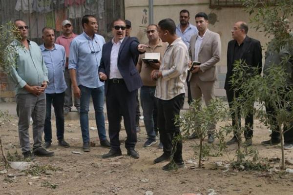 محافظ بورسعيد يشدد على تكثيف حملات النظافة بمساكن الحي الإماراتي جنوب بورسعيد
