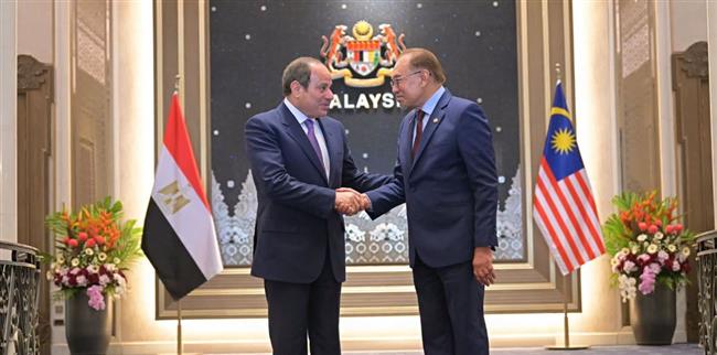 الرئيس السيسي: ماليزيا ومصر تدفعان العلاقات المشتركة إلى آفاق أرحب