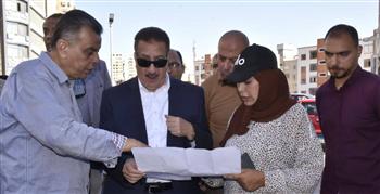   محافظ بورسعيد يتابع أعمال تطوير 110 عمارة بالمنطقة الخامسة بحي المناخ 