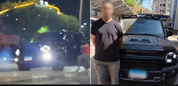 معرضًا حياته للخطر.. ضبط قائد مركبة صعد فوق الرصيف الفاصل بسوهاج