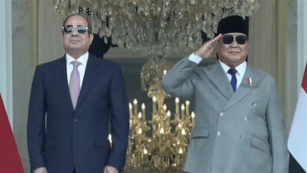  اصطفاف شعبي حاشد في جاكرتا ترحيبًا بزيارة الرئيس السيسي إلى إندونيسيا