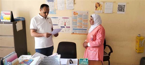 وكيل صحة بني سويف يتابع الانضباط داخل وحدة ابشنا الصحية ويحيل المتغيبين للتحقيق