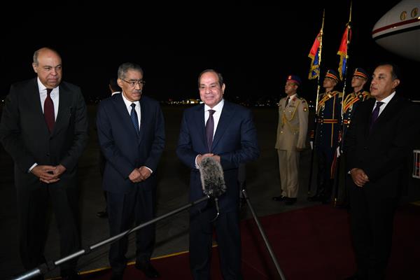 الرئيس السيسي: البنية الأساسية المتطورة في مصر تهيئ المناخ لاستيعاب مختلف الاستثمارات