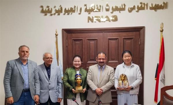 المعهد القومي للبحوث الفلكية يستقبل وفدًا رفيع المستوى من منظمة APSCO وأكاديمية العلوم الصينية