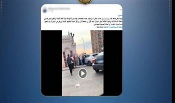   كشف ملابسات اصطدام سيارة بسيدة وابنتها في طنطا