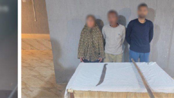 القبض على 3 أشخاص بحوزتهم شوم وأسلحة بيضاء في المنوفية