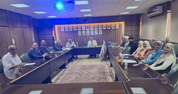 اللجنة المركزية لأخلاقيات البحث العلمي بجامعة أسيوط تبحث تطوير أداء اللجان الفرعية