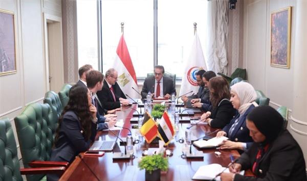 وزير الصحة يستقبل المرشح عن دولة بلجيكا لمنصب مدير عام منظمة الصحة العالمية