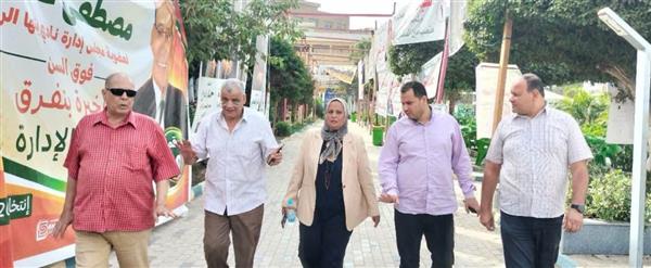 مدير شباب القليوبية تتفقد استعدادات الجمعية العمومية بنادي بنها الرياضي