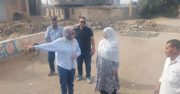 نائب محافظ القليوبية تتفقد تطوير مكتبة المنار وتتابع تأمين كوبري ميت عاصم