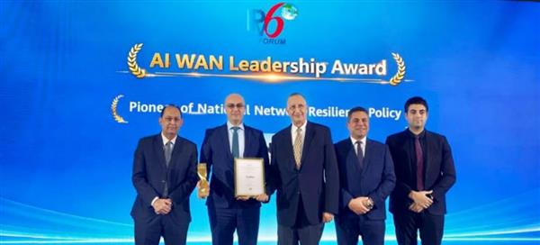 تنظيم الاتصالات يحصد جائزة دولية للريادة في تطوير البنية التحتية الرقمية وتعزيز أمن الشبكات