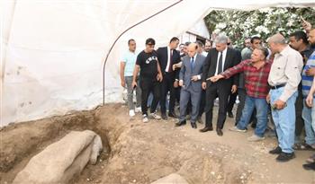 وزير السياحة يتفقد معبد بهبيت الحجارة بالغربية لدراسة تطويره