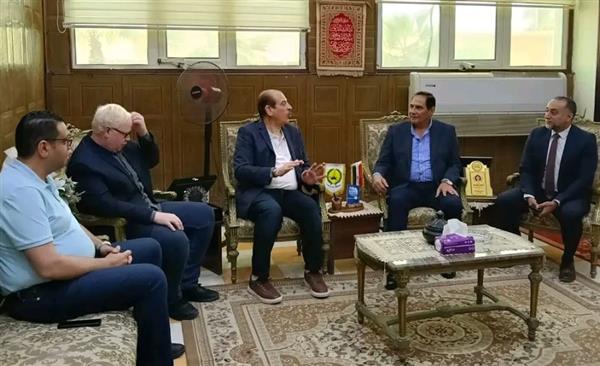 نائب محافظ شمال سيناء والسكرتير العام يستقبلان الدكتور عمرو قنديل