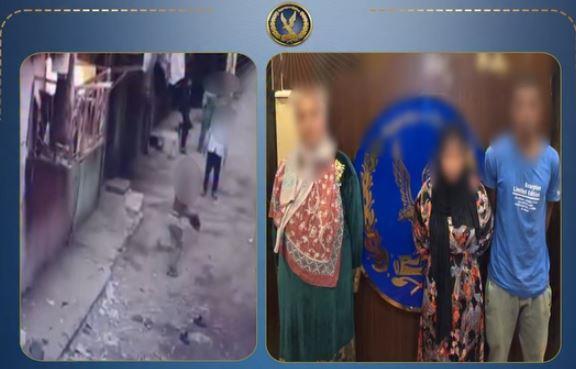 كشف ملابسات فيديو التعدي على سيدة وإلقاء الحجارة عليها بالقليوبية