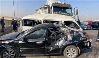 إصابة مسن بإصابات خطيرة في حادث تصادم بالدقهلية