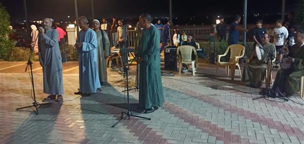 فرقة أبو صير للغناء الشعبي تختتم "شارع الفن" ببني سويف