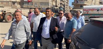   تحرك ميداني لتطوير شارع المستشفى العام بالسنبلاوين