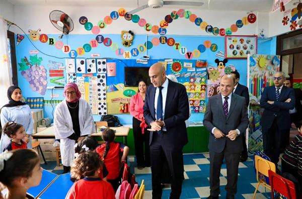 وزير التعليم ومحافظ الغربية يتفقدان عددًا من المدارس بالمحافظة